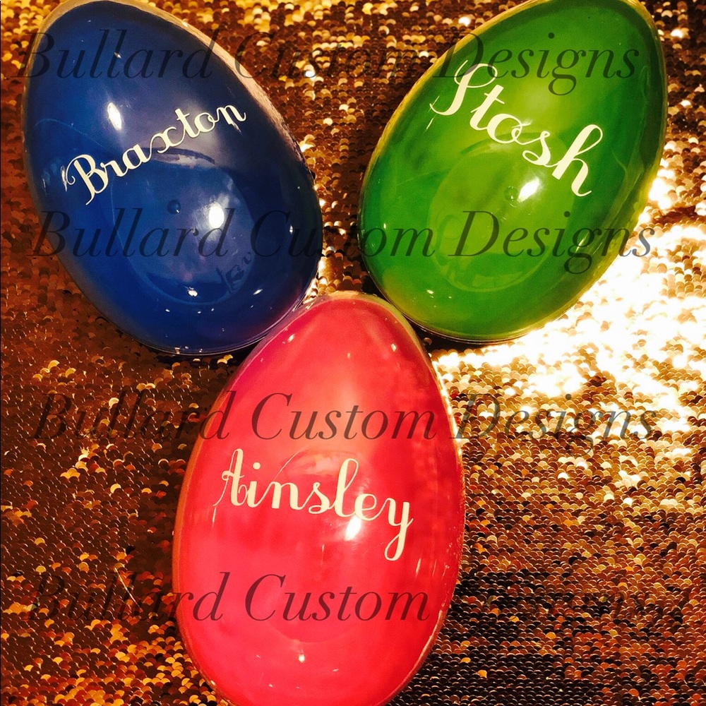 Custom big Easter eggs